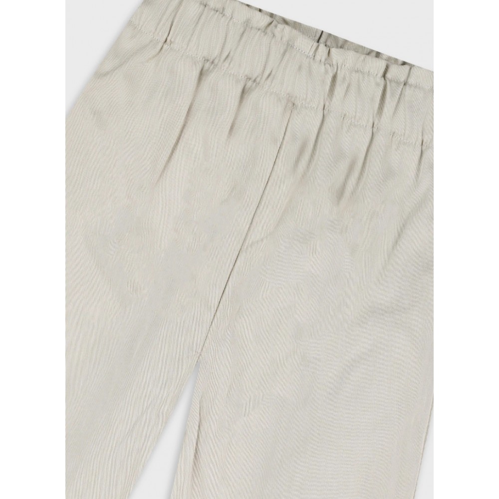 Εφηβική Παντελόνα Μονόχρωμη Κορίτσι (6-16) -Βανίλια- 16-226212-2