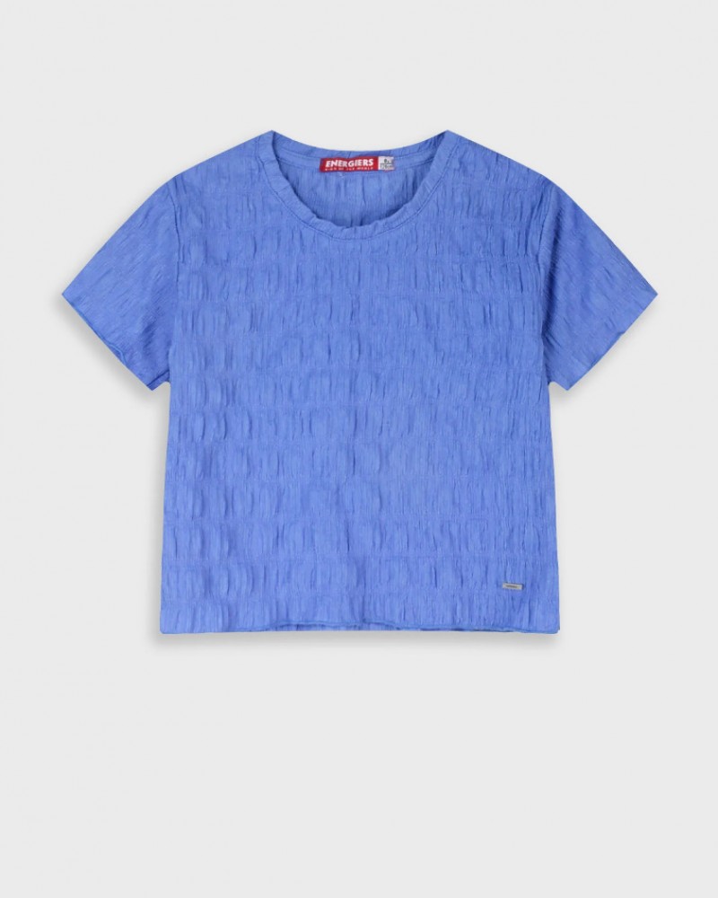 Εφηβικό Top Μπλουζάκι Κοντομάνικο Κορίτσι (6-16) -Riviera- 