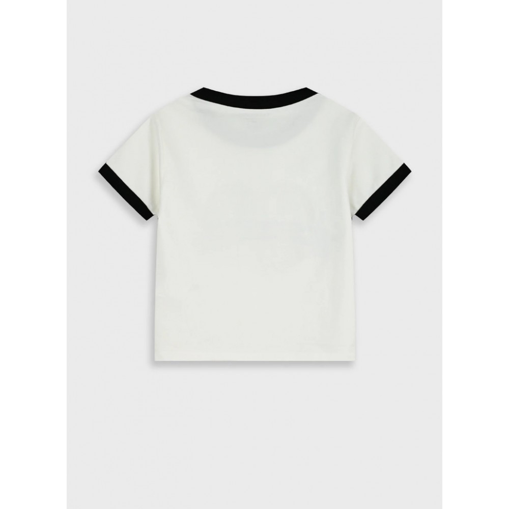 Εφηβική Μακό Μπλούζα με Τύπωμα Class Of Κορίτσι (6-16) -Κρεμ- 16-226246-5