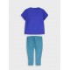 Εφηβικό Μακό Σετ με Μπλούζα Comes The Sun Και Κολάν Κάπρι Κορίτσι (6-16) -Μπλε- 16-226274-0