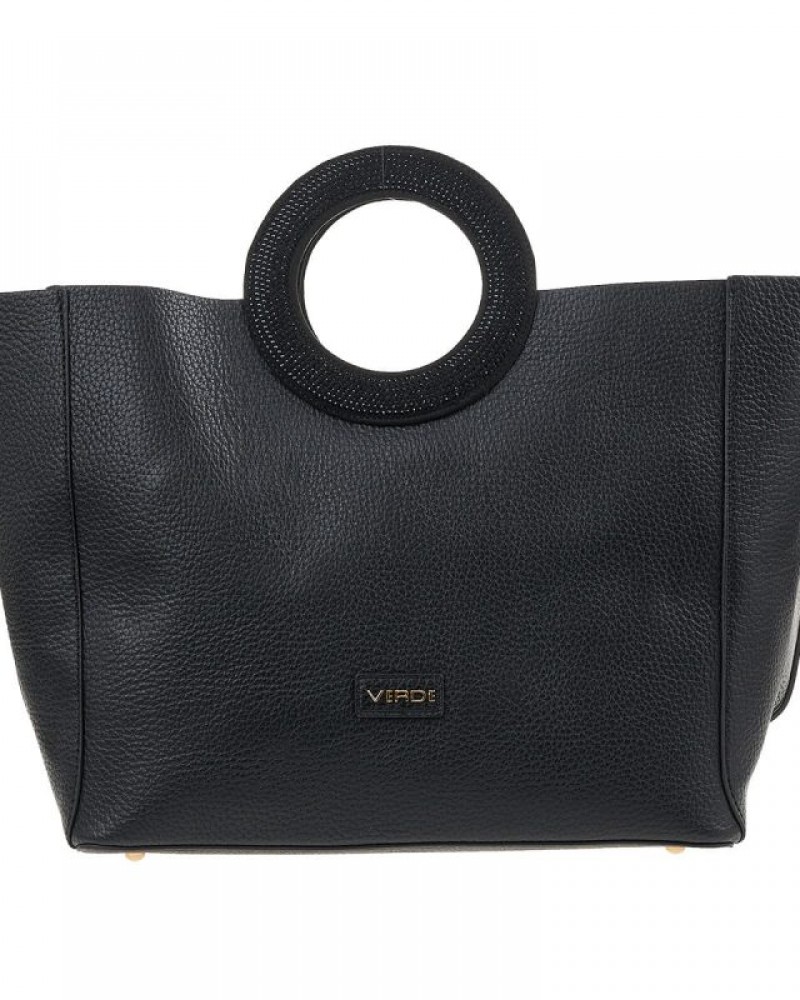Γυναικεία Τσάντα Χειρός Ή Ώμου Shoulder Verde -Μαύρο- 16-7150