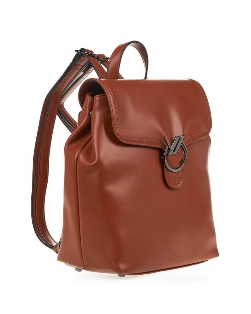 Backpack Γυναικείο Σακίδιο Πλάτης Verde -Καφέ- 16-7507