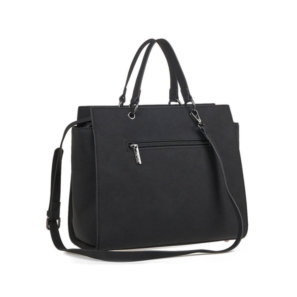 Γυναικεία Τσάντα Χειρός-Ώμου Verde -Μαύρο- 16-7540