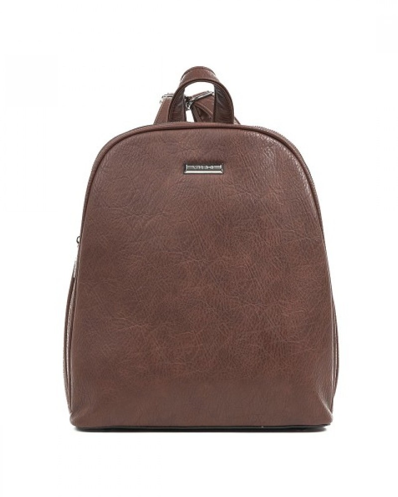 Backpack Γυναικείο Δίχωρο Σακίδιο Πλάτης Verde -Καφέ- 16-7624 τελος 12/5/25