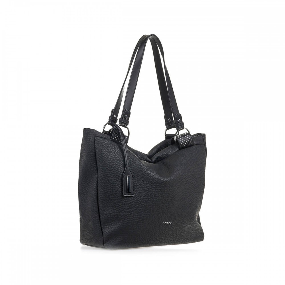 Γυναικεία Τσάντα Ώμου Verde -Μαύρο-  Γυναικεία Τσάντα Ώμου Verde -Μαύρο-