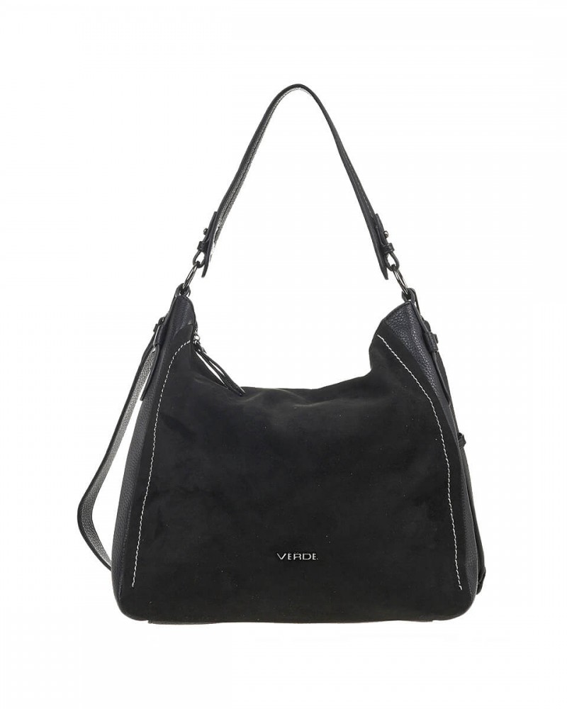 Γυναικεία Τσάντα Ώμου-Χιαστί Verde -Μαύρο- 