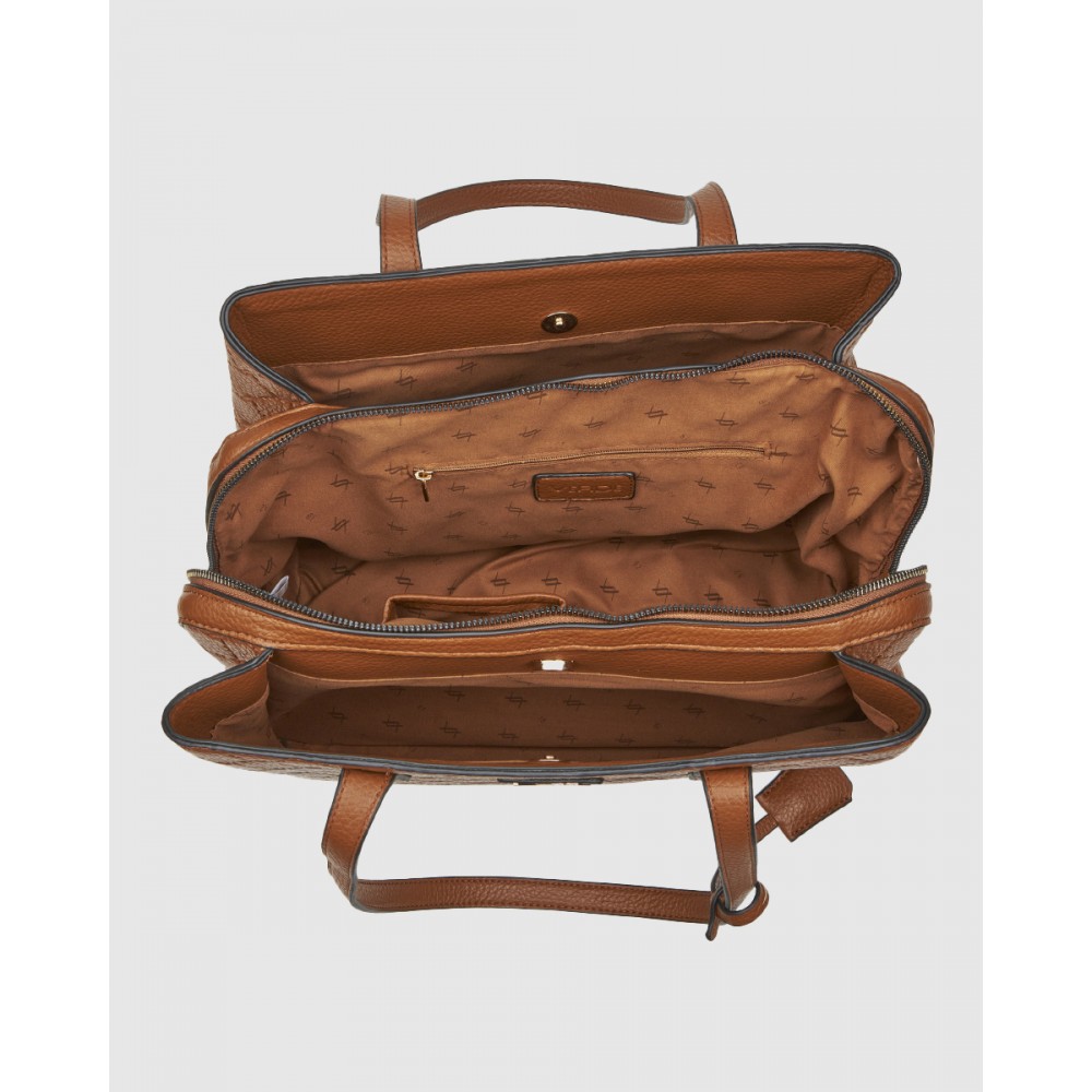 Γυναικεία Τσάντα Ώμου Verde -Καμηλό- 16-8117 Γυναικεία Τσάντα Ώμου Verde -Καμηλό- 16-8117