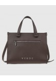 Γυναικεία Τσάντα Χειρός-Ώμου Verde -Καφέ- 16-0008126 Γυναικεία Τσάντα Χειρός-Ώμου Verde -Καφέ- 16-0008126
