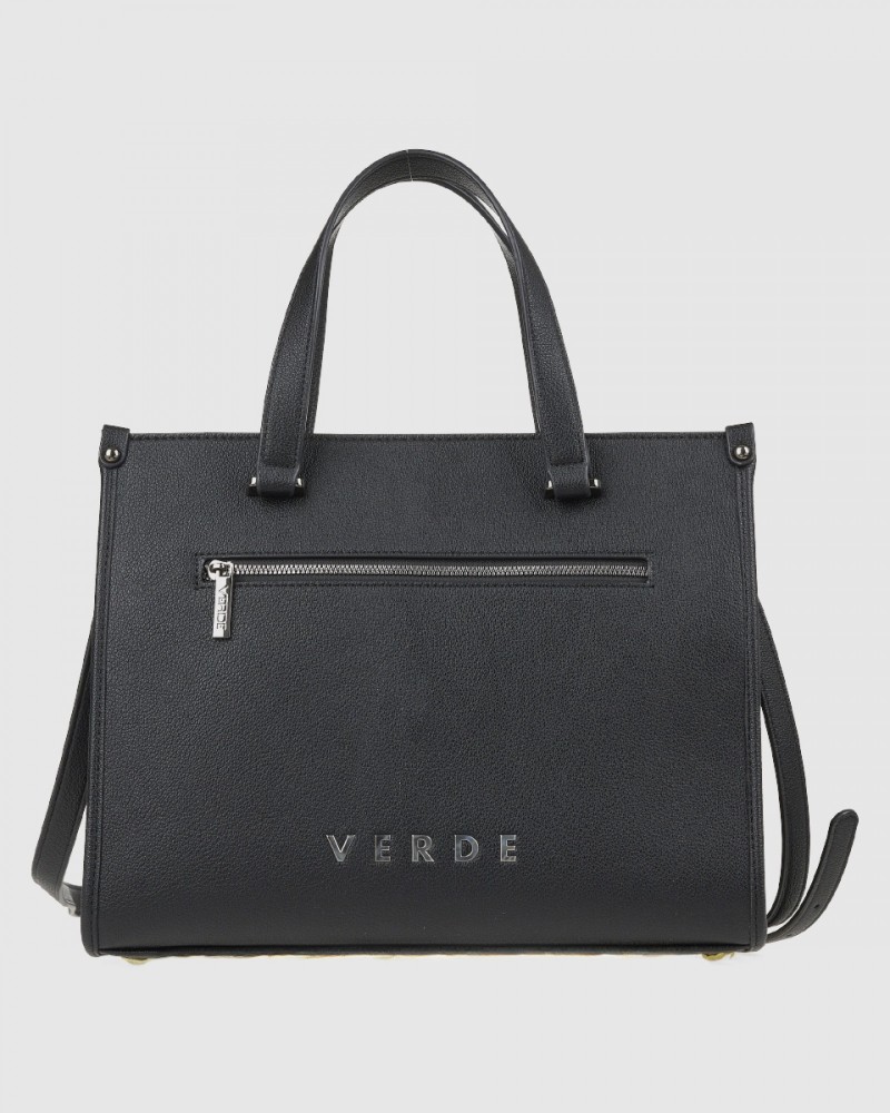 Γυναικεία Τσάντα Χειρός-Ώμου Verde -Μαύρο- 