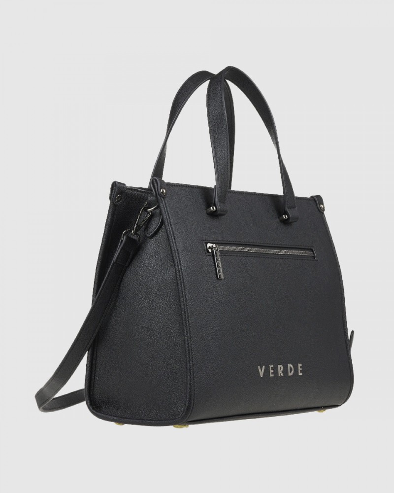 Γυναικεία Τσάντα Χειρός-Ώμου Verde -Μαύρο- 
