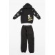 Εφηβικό Σετ Φούτερ Φόρμας  Με Κουκούλα Enjoy Hoodies Cargo Αγόρι (6-16Ε) -Μαύρο- 162324