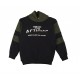 Εφηβικό Σετ Φούτερ Φόρμας Με Κουκούλα Actions Hoodies Αγόρι (6-16Ε) -Μαύρο- 163524