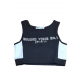 Εφηβικό Σετ Top Crop Μπλούζα Αμάνικη Και Shorts Κορίτσι (6-16Ε) -Μαύρο- 21624