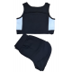 Εφηβικό Σετ Top Crop Μπλούζα Αμάνικη Και Shorts Κορίτσι (6-16Ε) -Μαύρο- 21624