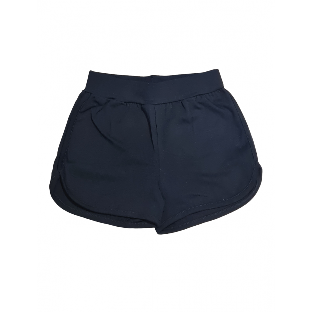 Εφηβικό Σετ Top Crop Μπλούζα Αμάνικη Και Shorts Κορίτσι (6-16Ε) -Μαύρο- 21624