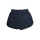 Εφηβικό Σετ Top Crop Μπλούζα Αμάνικη Και Shorts Κορίτσι (6-16Ε) -Μαύρο- 21624