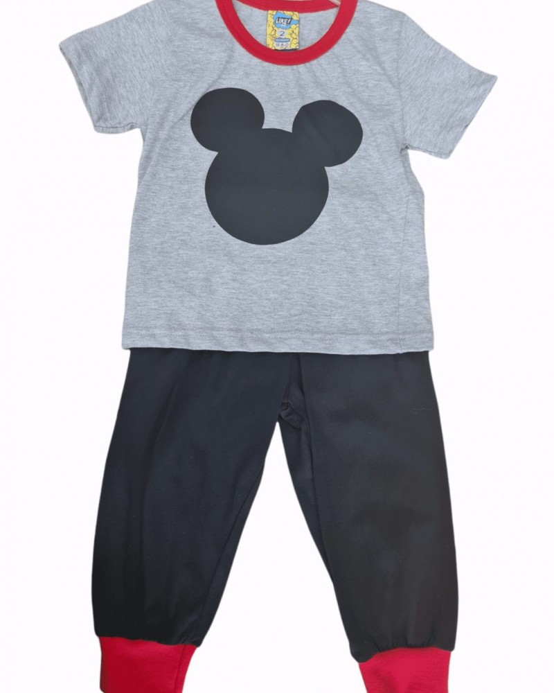Παιδική Πιτζάμα “Miki Mouse” για αγόρια -Γκρι- 219-0180