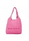 Γυναικεία Τσάντα Υφασμάτινη Χειρός Ή Ώμου BagtoBag -Φούξ- 22420