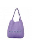 Γυναικεία Τσάντα Υφασμάτινη Χειρός Ή Ώμου BagtoBag -Μωβ- 22420