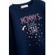 Παιδικό Casual Σετ Φούτερ Φόρμα Mammy's Little Star Κορίτσι (2-6) -Μπλε- 225-717101-1