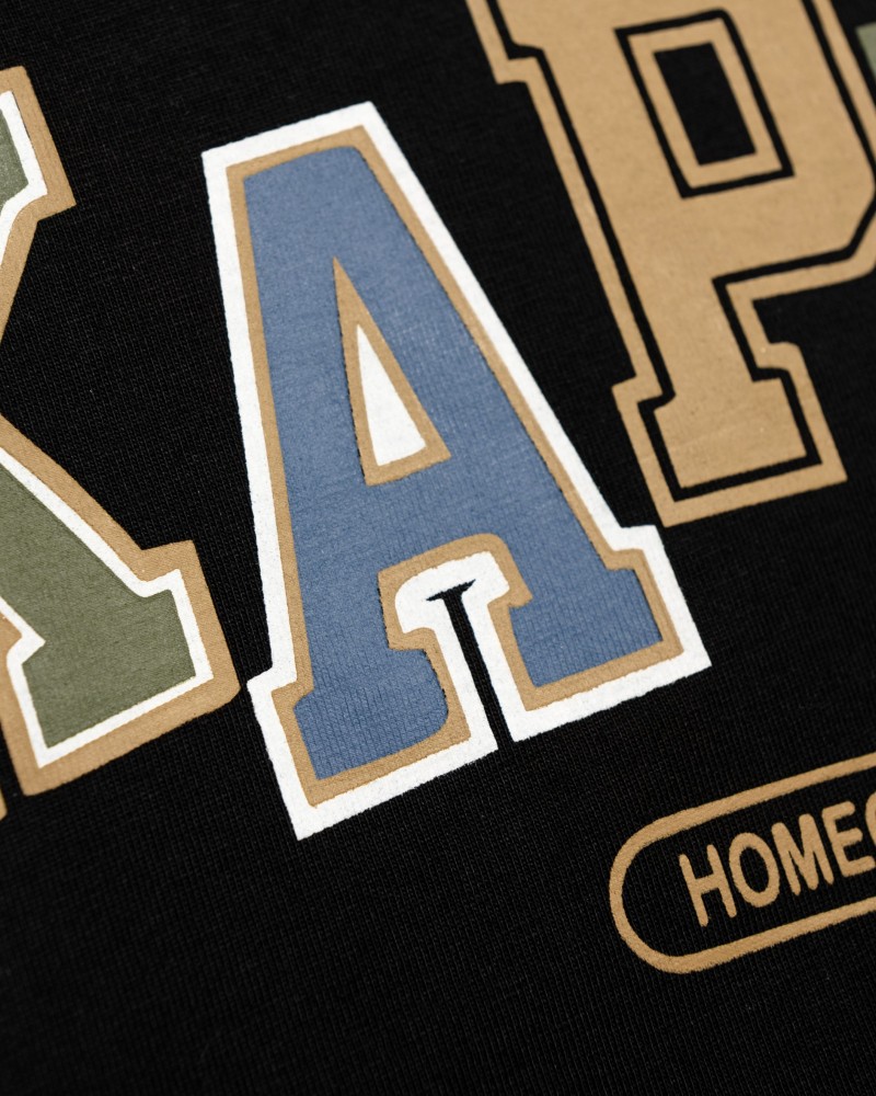 Εφηβική Μπλούζα με Τύπωμα Kappa HomeComing Αγόρι (6-16) -Μαύρο-