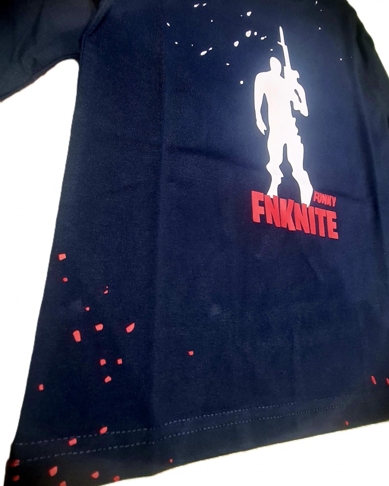 Εφηβική Μπλούζα με Τύπωμα GNKNITE Αγόρι (6-16) -Μπλε- 