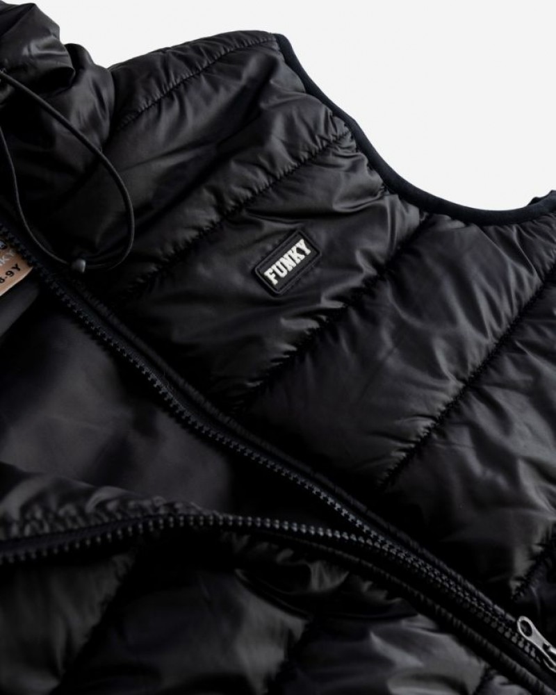 Εφηβικό Αμάνικο Γιλέκο Τζάκετ Puffer Αγόρι (6-16) -Μαύρο- 