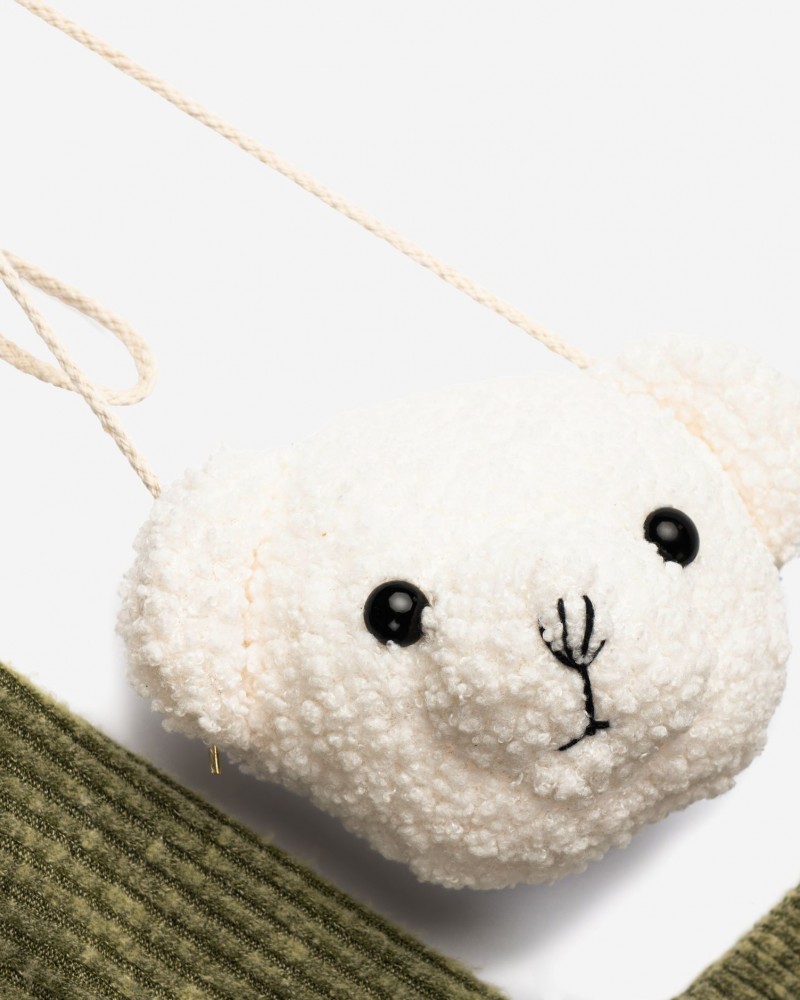 Εφηβικό Σετ Μπλούζα με Κουκούλα και Ζώνη, Παντελόνα και Τσαντάκι 3 Τμχ Κορίτσι (6-16) -Χακί- 