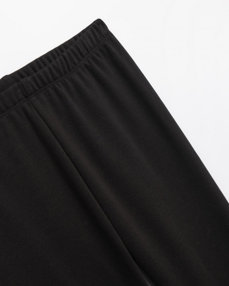 Εφηβικό Κολάν Φούτερ Ελαστικό Κορίτσι (6-16) -Μαύρο- 