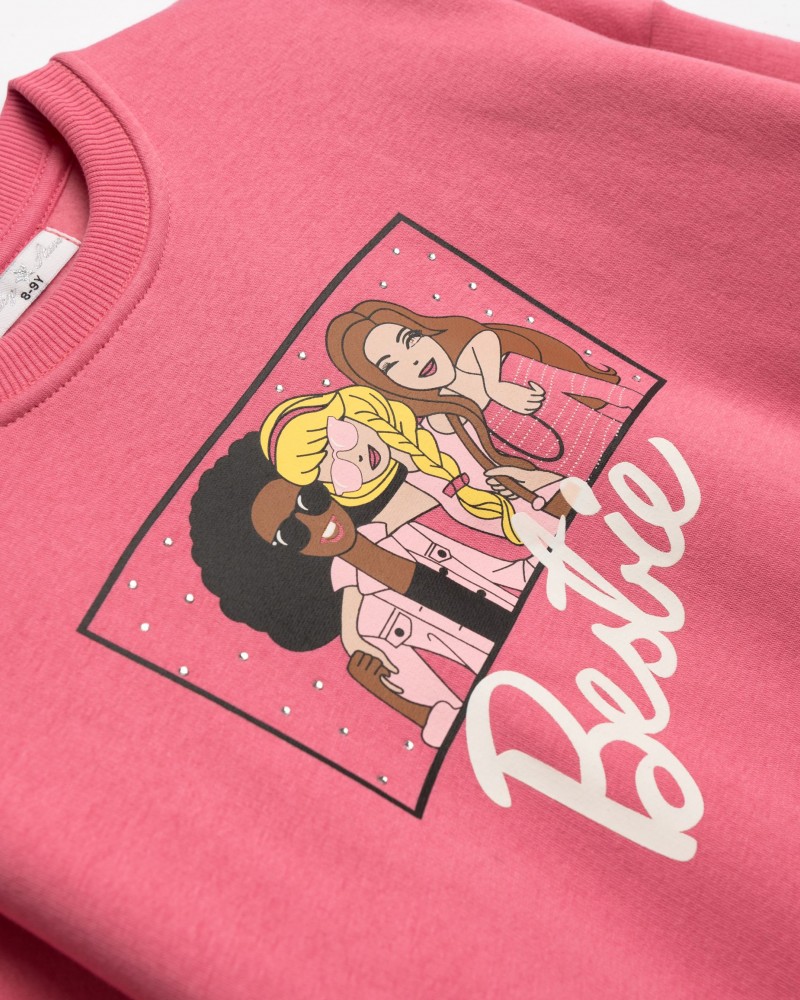 Εφηβικό Σετ Φούτερ με Κολάν και Τύπωμα Bestie Κορίτσι (6-16) -Κονφετί-  Εφηβικό Σετ Φούτερ με Κολάν και Τύπωμα Bestie Κορίτσι (6-16) -Κονφετί-