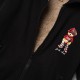 Παιδική Ζακέτα Φούτερ Προβατάκι με Κουκούλα και με Γκράφιτι Teddy Bear για Αγόρι (2-6) -Μαύρο- 227-309102-1