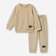 Παιδικό Σετ Φόρμα με Ανάγλυφο Tracksuit για Αγόρι (2-6) -Μπεζ- 227-317155-1