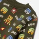 Παιδική Μπλούζα Φούτερ Με Allover Τύπωμα Gamer για Αγόρι (2-6) -Ανοιχτό Χακί- 227-392106-2