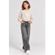 Εφηβική Μπλούζα με Καρδιά και Lourex Λάμψη για Κορίτσι (6-16 Ετών) -Εκρού- 227-506108-1