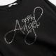 Εφηβικό Σετ Κολάν Με Τύπωμα από Strass Angel για Κορίτσι (6-16) -Μαύρο- 227-522103-1