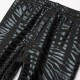 Εφηβικό Κολάν με Λαμπερό Animal Zebra Print για Κορίτσι (6-16) -Μαύρο- 227-534118-1