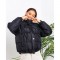 Γυναικείο Puffer Μπουφάν -Μαύρο- 2291