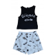 Σετ Μπλούζα Tennis est Club Και Shorts Φούστα Κορίτσι (6-16Ε) -Μαύρο- 22924