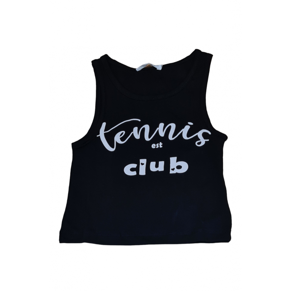 Σετ Μπλούζα Tennis est Club Και Shorts Φούστα Κορίτσι (6-16Ε) -Μαύρο- 22924