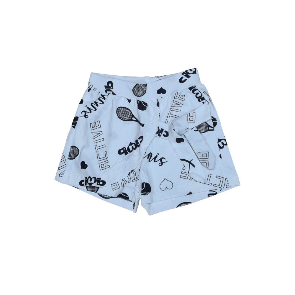 Σετ Μπλούζα Tennis est Club Και Shorts Φούστα Κορίτσι (6-16Ε) -Μαύρο- 22924