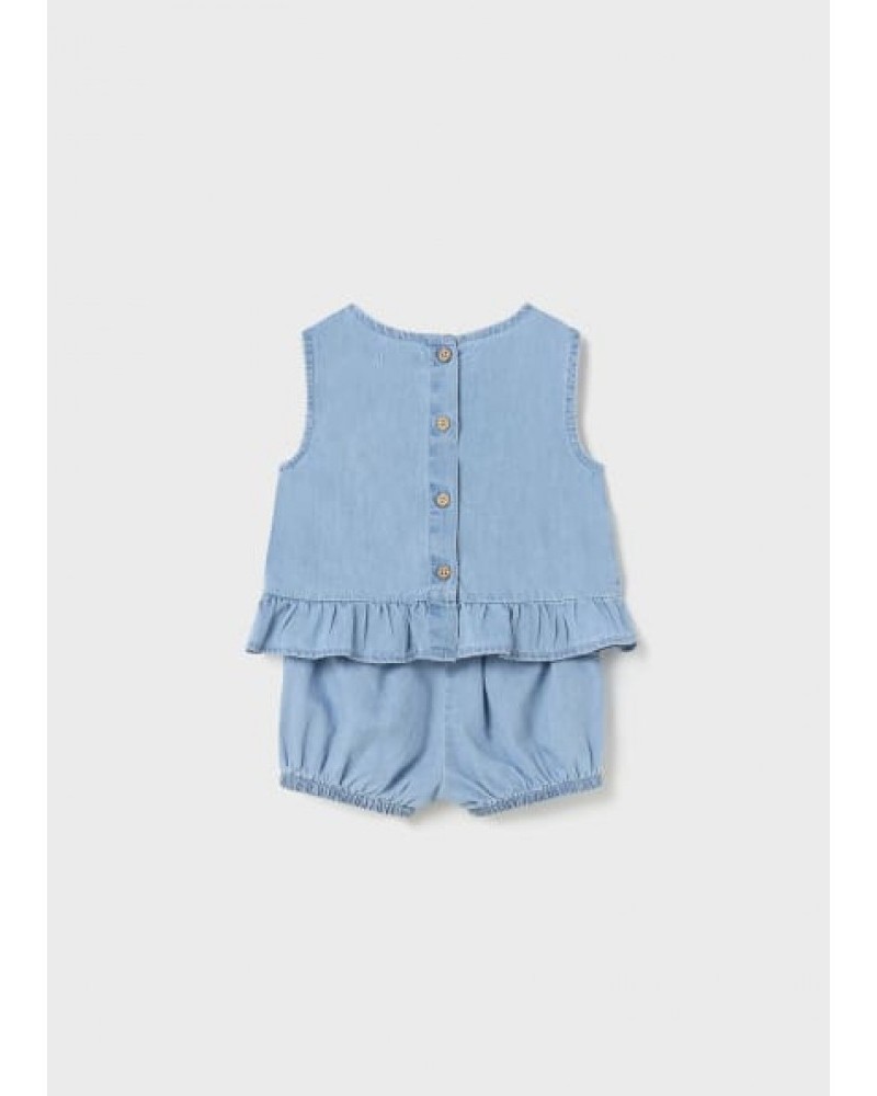 Βρεφικό Casual Σετ 2 Τεμάχια, Jean Baby Κορίτσι -Τζιν- 23-01275-005