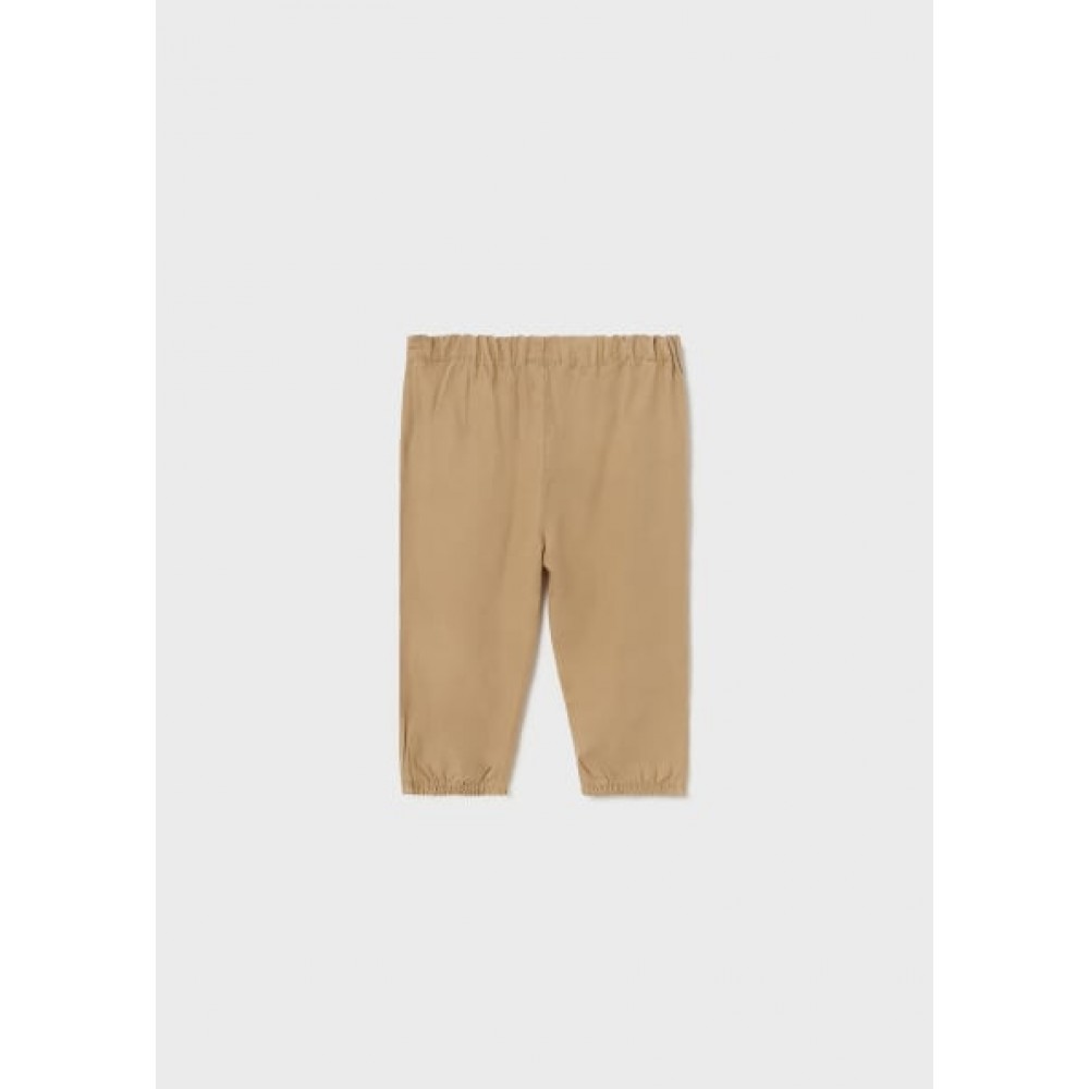 Βρεφικό Παντελόνι Μακρύ Baggy από TENCEL™ Lyocell Baby Κορίτσι -Ώχρα- 23-01516-080