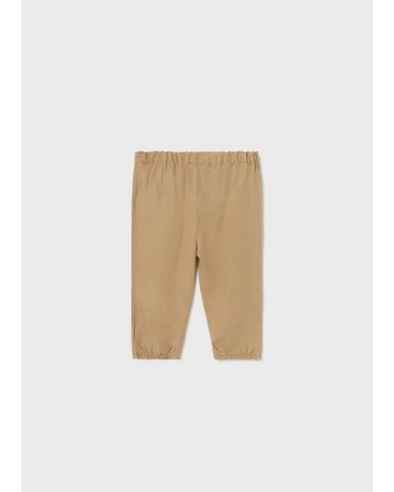 Βρεφικό Παντελόνι Μακρύ Baggy από TENCEL™ Lyocell Baby Κορίτσι -Ώχρα- 23-01516-080
