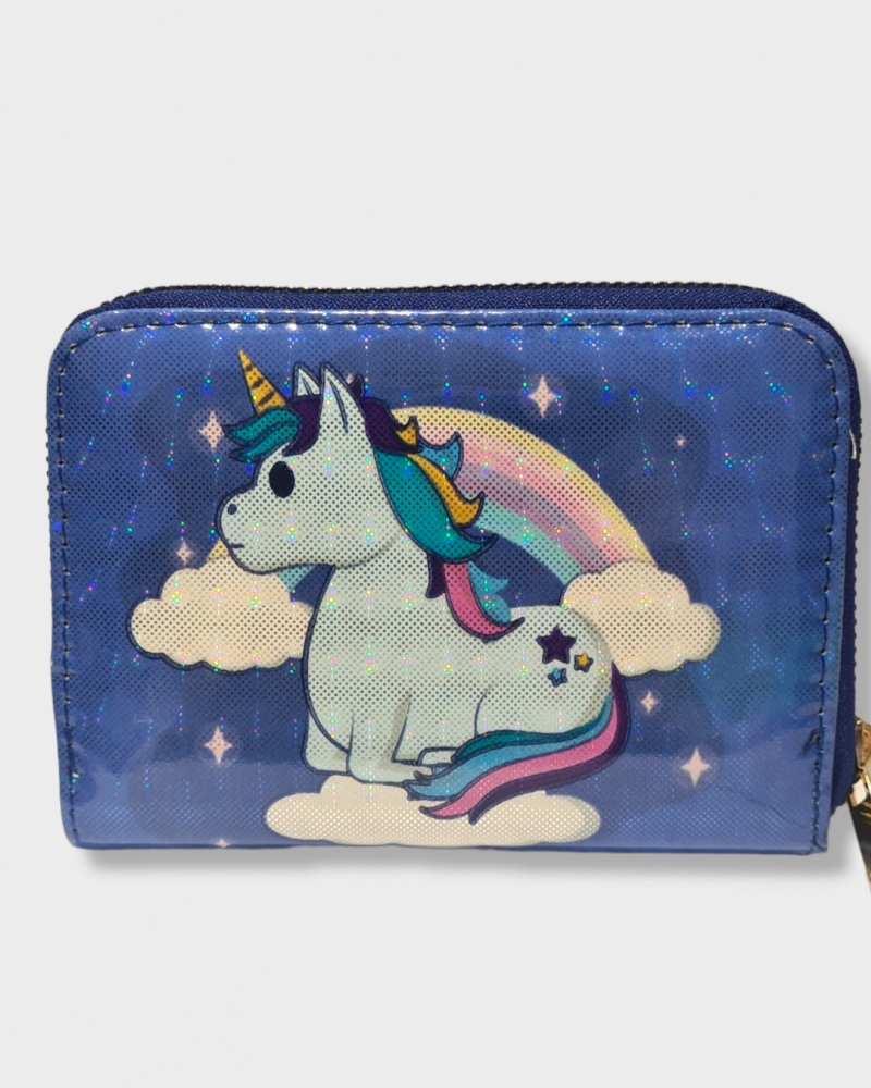 Παιδικό Πορτοφόλι Unicorn Κορίτσι -Μπλε- 23-1027-23