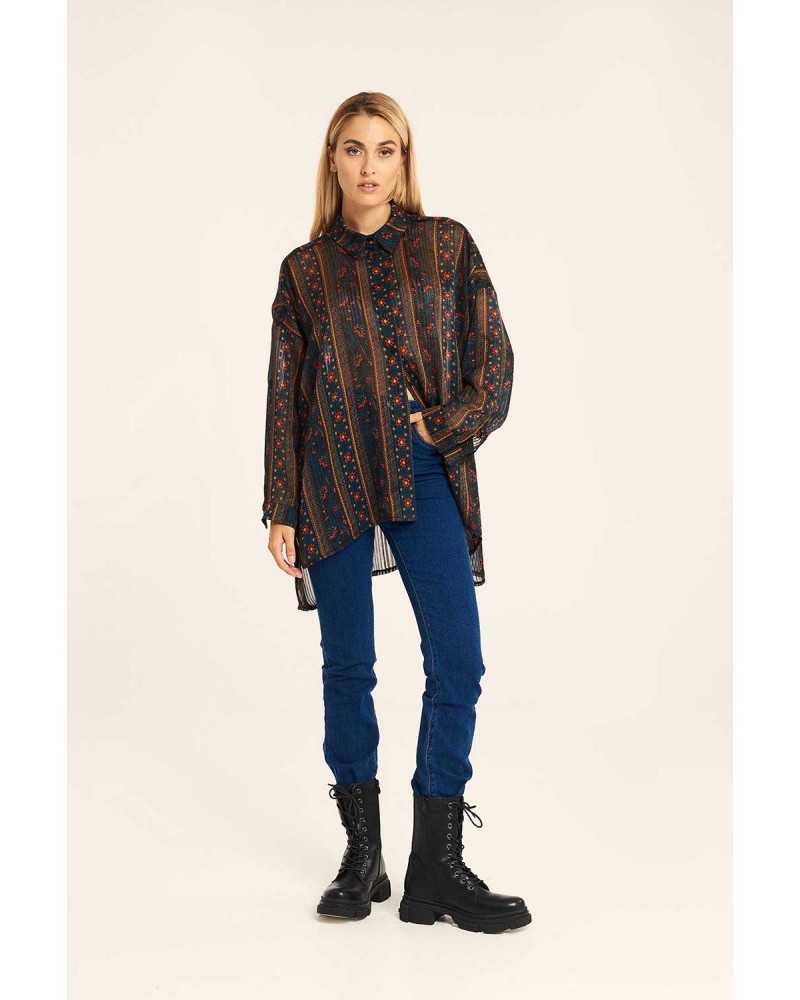 Παντελόνι Τζιν Ψηλόμεσο SKinny Denim -Μπλε- 23-24-205A