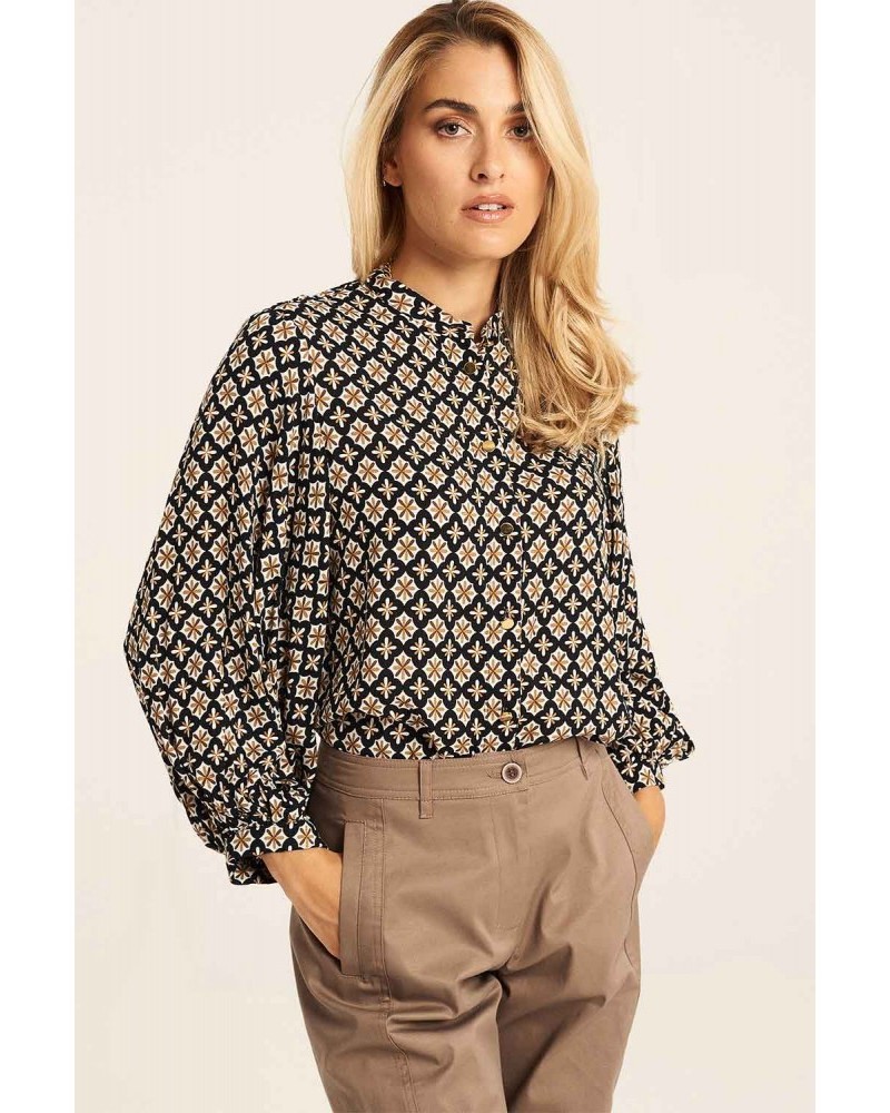 Πουκάμισο με Εμπριμέ Μοτίβο -Εμπριμέ- 23-24-304