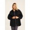 Jacket Καπιτονέ με Κουμπιά -Μαύρο- 23-24-603