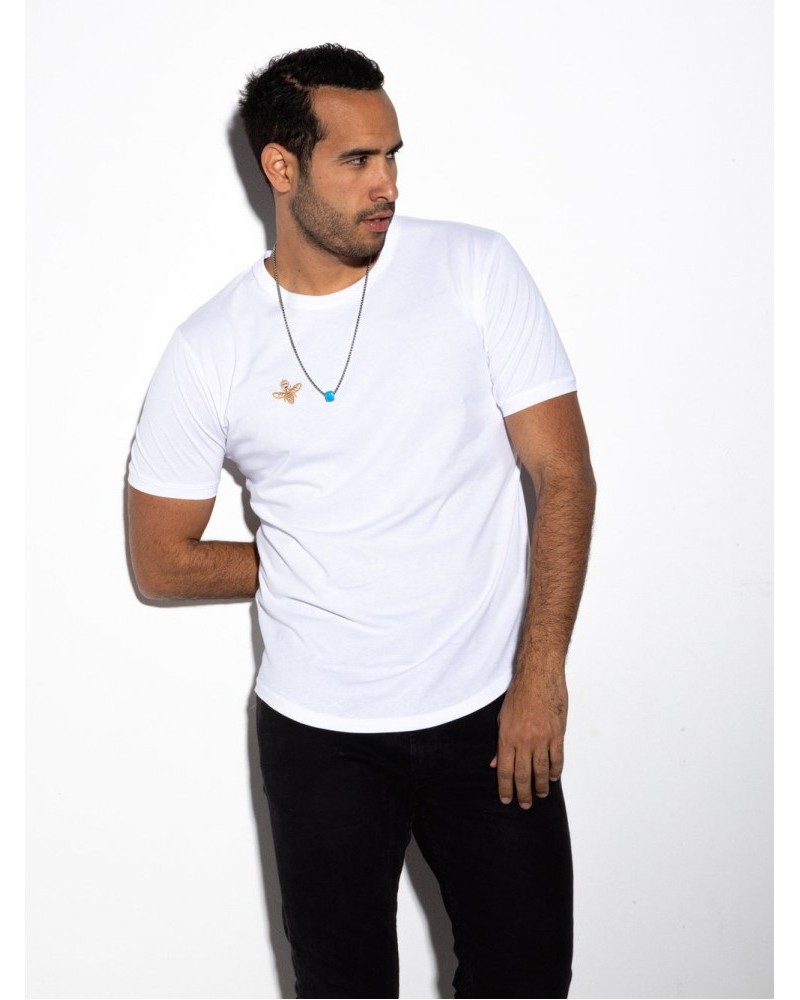 T-shirt Gold Embroidered Tee Magicbee -Λευκό/White- 2305