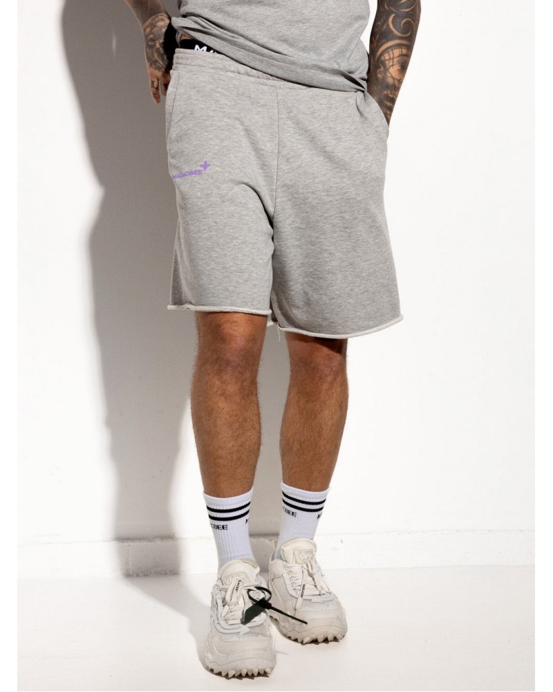 Βερμούδα Shorts Printed Logo Tape Magicbee -Γκρι/Grey- 2351