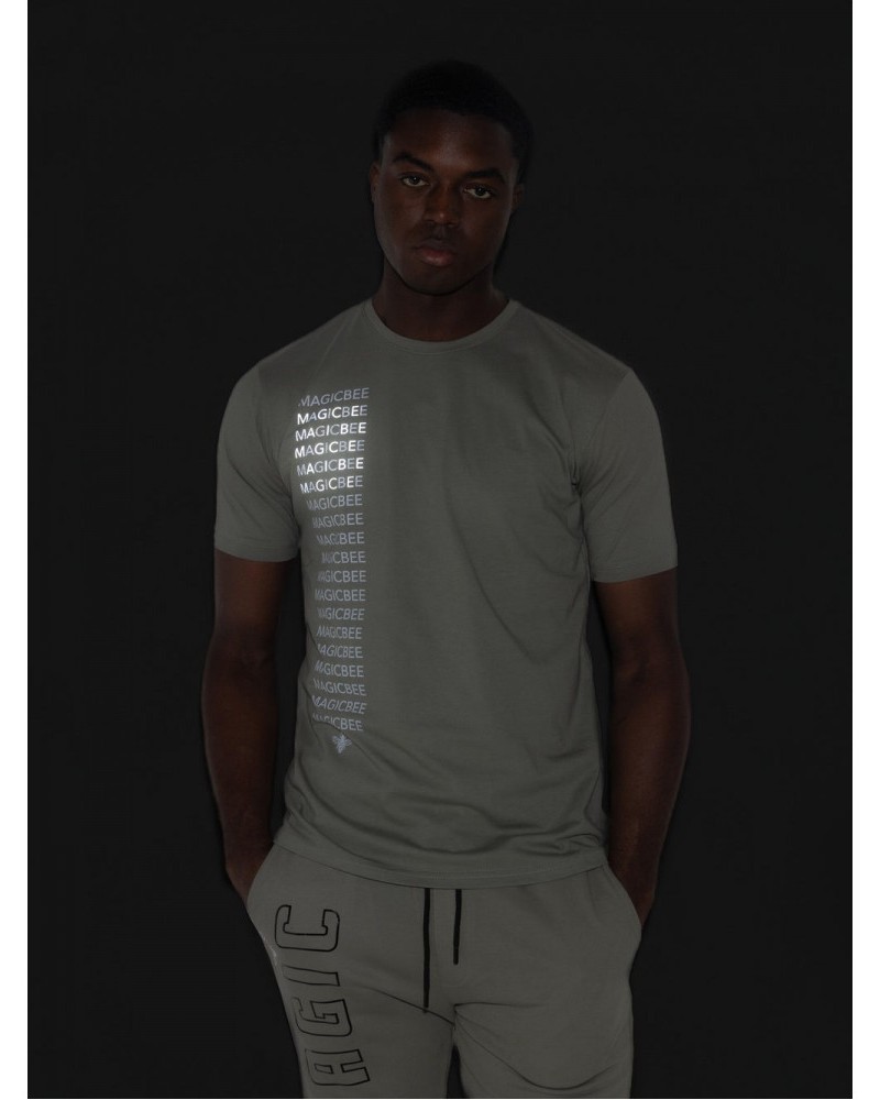 Μπλούζα T-Shirt Reflective Detail Logo Tee Magic Dee - Vetiver (Limited Edition) - 2408